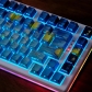 Starry Night Over the Rhone 104+4 / 26 PBT Backlit Keycaps Set Cherry Profile for MX Switches Mechanical Gaming Keyboard